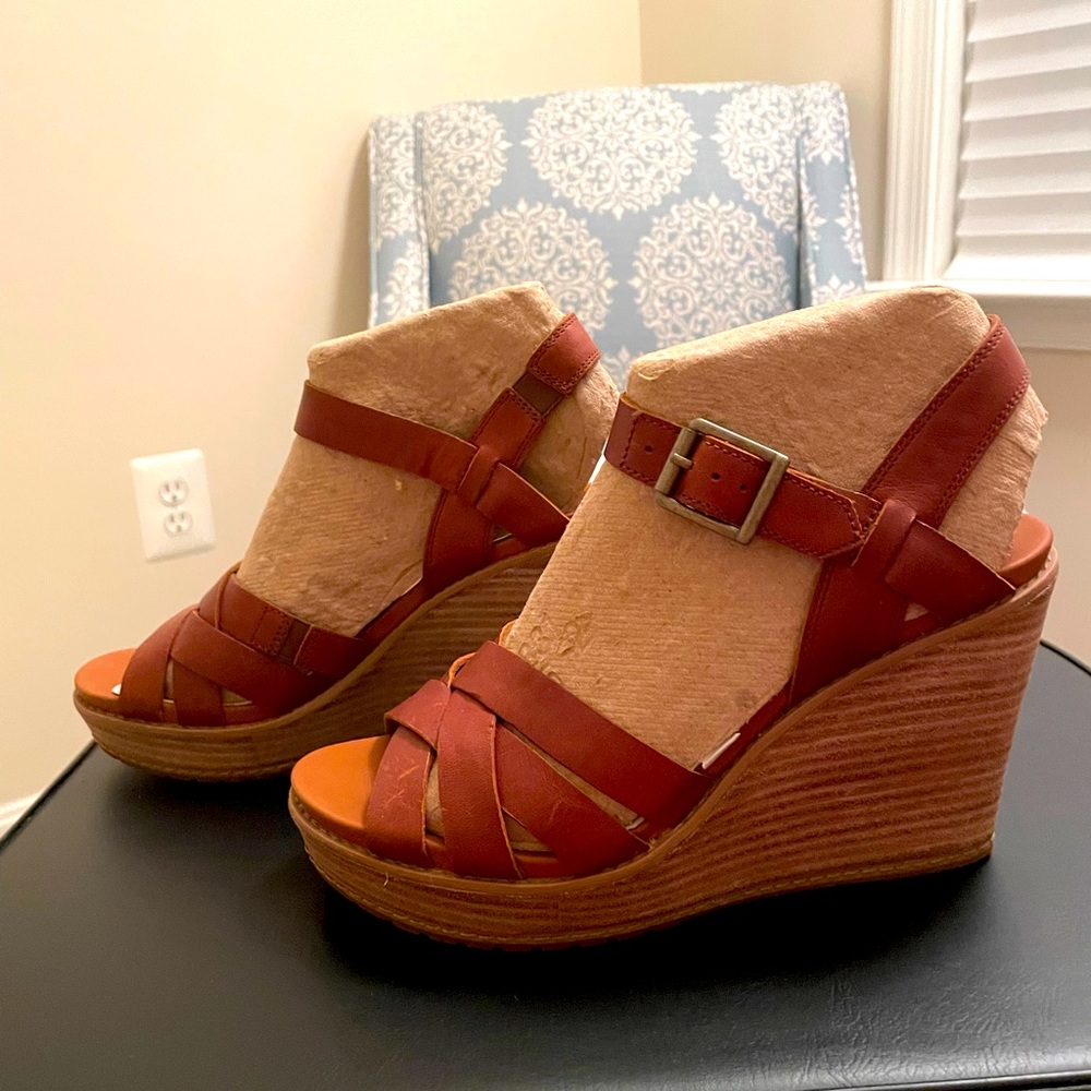 Timberland Danforth Woven Wedges size 7 NIB